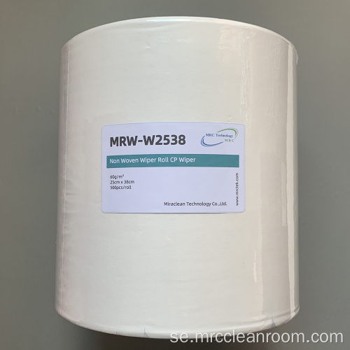 MRW-W2538 25*38 cm vit nonwoven roll CP-torkar